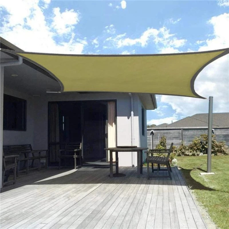 XinLan Waterproof Polyester Fabric Outside Furniture Protective Sun Rectangular Shape Shade Sails