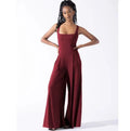 2024 Women Spring and Summer Fashion High Waist Pants  Elegant Casual Pants Women Solid Color Loose Wide Leg Jumpsuit