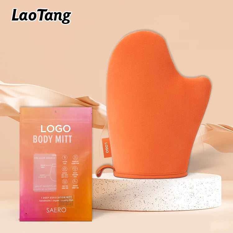 Hot Sale Applicator Glove Premium Quality Sunless Cream Tanning Mitt With Thumb Bronze on Applicator Self Tanner Mitt
