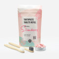 120 Tabs Herbal Fluoride Free Whitening Solid Toothpaste Tablets with Plastic Free Packaging