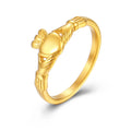 Waterproof Tarnish Free Ireland Traditional Stainless Steel Jewelry Engagement Claddagh Ring