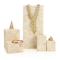 2026 Marble Limestone Earthy Merchandising Bracelet Jewelry Display showcase Stand Tray for Retail Shop