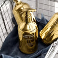 250ml PET Plastic Cosmetic Bottle Gradient Color Electroplating Shampoo Lotion Packaging Container Factory Direct Wholesale