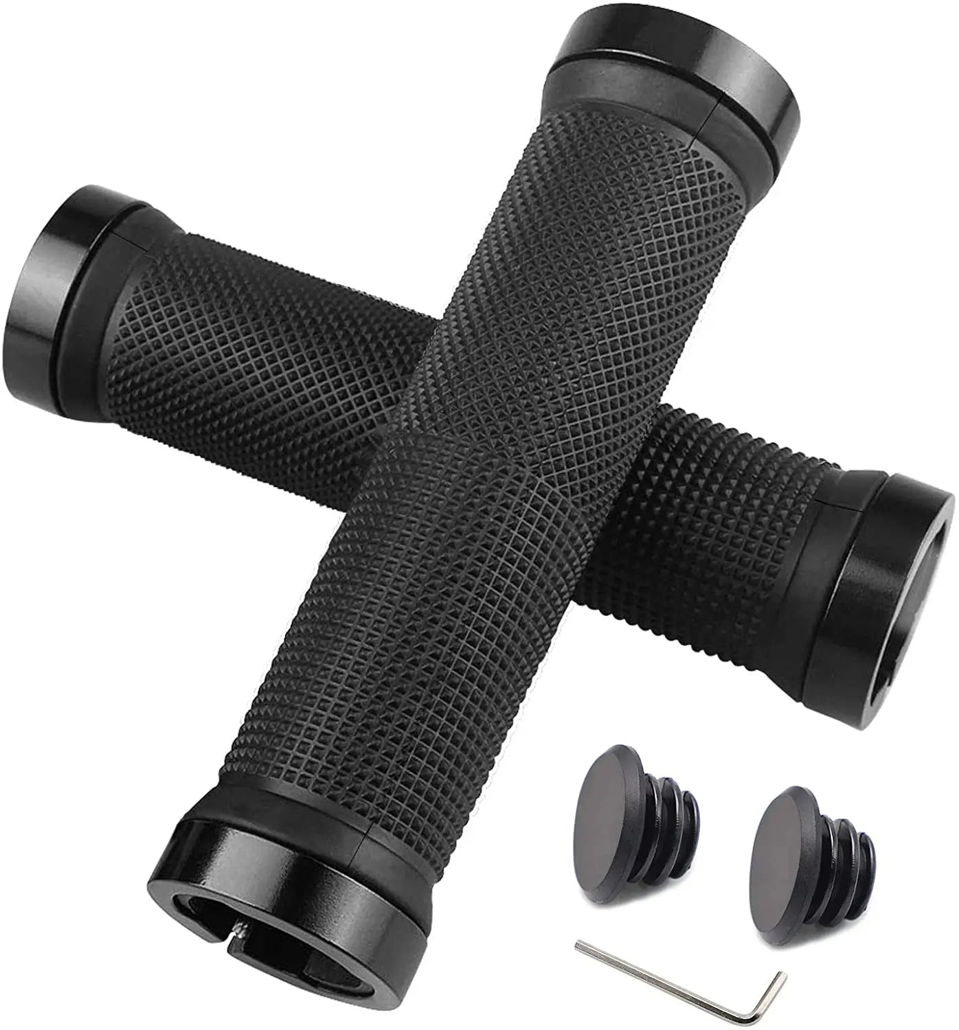 New Image Anti-Skid Rubber Bicycle Handlebars MTB Road Cycling Handlebar Grips Accessory Mountain Bike Lock Grips