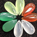 10*20mm Natural Agate Made Crystal Gemstone Waterdrop Shape Beads 1 Pair Includes 2 Piece