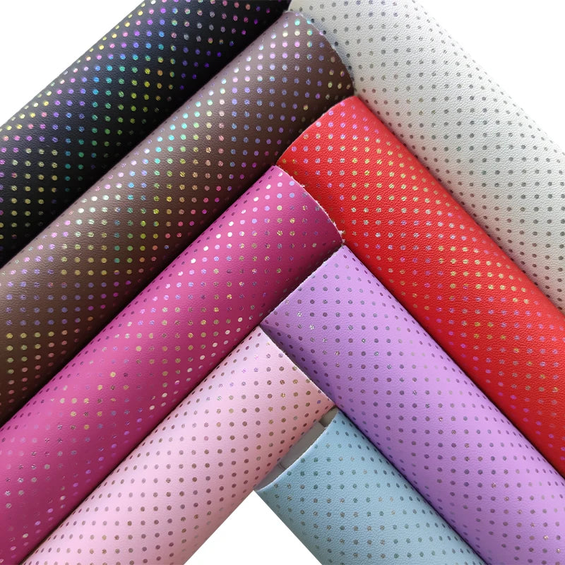 2023 New Glitter Leather Print Vinyl Leather Pvc Fabric for Bags Shoes Crafts Low Moq for Making Shoes Bags