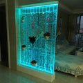 Modern Indoor LED Glowing Acrylic Plastic Water Curtain Bubble Water Wall Customized Color Scenery/Landscape Theme YuYi