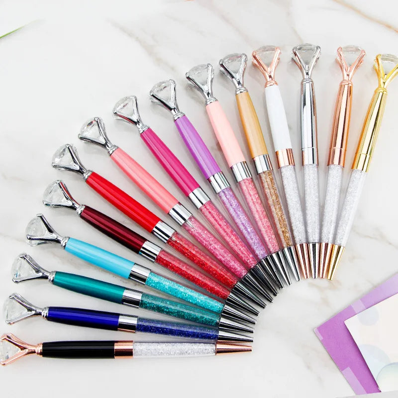 Youjin Factory Wholesale OEM Pens Beautiful Bling Diamond Pen With Crystal for Promotion Gift