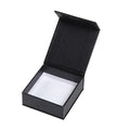 Custom Black Magnetic Paper Boxes with Closure Top Flip Recycled Materials UV Coating and Embossing for Gift Box Packaging