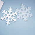 YS DIY Large Snowflake Silicone Mold Christmas Decoration Ornament Making Resin Craft Supplies Candle Plaster Mould Coaster Tool