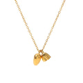 Non Tarnish Stainless Steel Cute Tiny Lotus Lotus Root Pendant Necklace Stainless Steel Pvd Gold Plated Small Lotus Necklace
