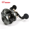 SOUTHPAW Fishing Reel Lightweight Spool 6.3:1 Gear Ratio Baitcasting 12.5kg Max Drag Saltwater Left/Right Fishing Reel
