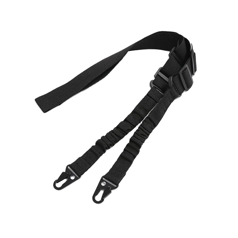 Multi-function Outdoor Tactical Double Point Oblique Cross Gun Straps Nylon Tactical Belt Waist Chain Waist Seal