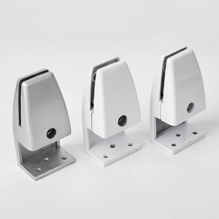 Modern L Shape Aluminum Alloy Office Desk Privacy Panel Screen Clamps Divider Partition Brackets Holders Durable Adjustable