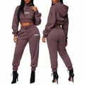 Women Two Piece Winter Clothes Trousers Women Lounge Wear Sets Women 2 Piece Winter Clothes Hoodie Set