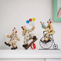 Wholesale Handmade Resin Circus Clown Statue Funny Joker Sculpture for Theme Party Home Decor Customizable OEM/ODM Decor