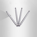 Wholesales 8-26mm High Quality 1.8mm Silver Stainless Steel Spring Bar Double Shoulders Spring Bar for Rubber Steel Watch Bands