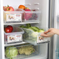 Hot Sale Modern PP Clear Plastic Food Storage Box Organizer for Refrigerator Home Kitchen