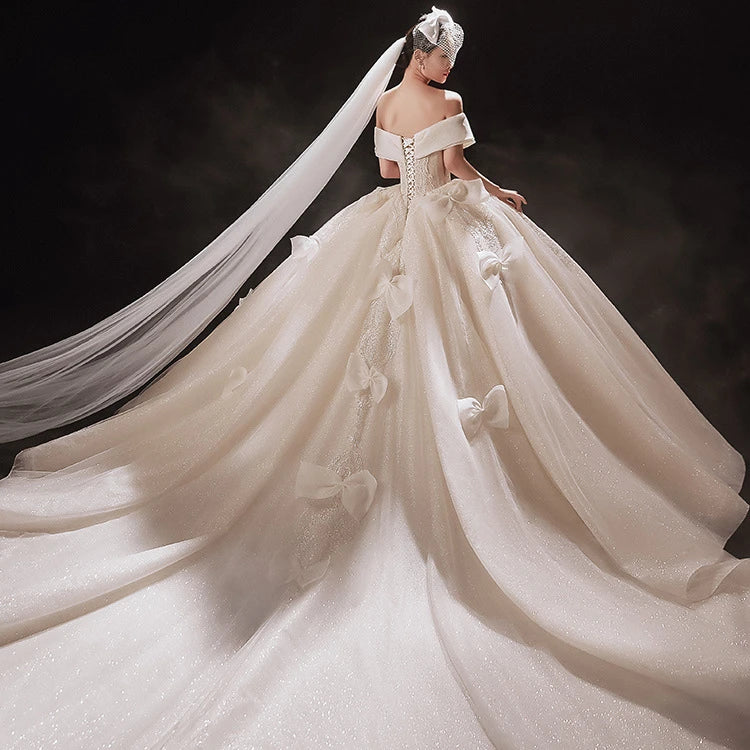 Guangzhou Auyan 2024 Mermaid 2024 Summer African Bride Large Size Waist Fishtail Style Foreign Master Wedding Dress