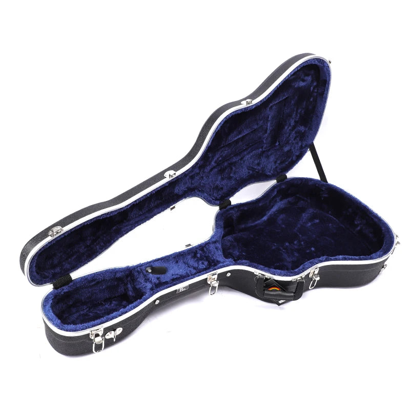 RAS-B-BK RM Rainbow Wholesale 39 41 Inch Classic Guitar Cases Easy Portable ABS Leather Guitar Box Thickened Anti-Collision Hard