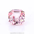 Starsgem New Product Sakura Pink Asscher Cut Lab Grown Sapphire Loose Gemstone