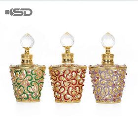 Manufacturer Custom Logo Luxury Glass Bottles 15ml 30ml ODM in Dubai Screw Cap Perfume Bottle
