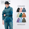 Custom Vintage Gray Fleece Oversized Heavyweight Sun Faded 380 Gsm Blank Acid Washed Distressed Sweatpants and Hoodie Set