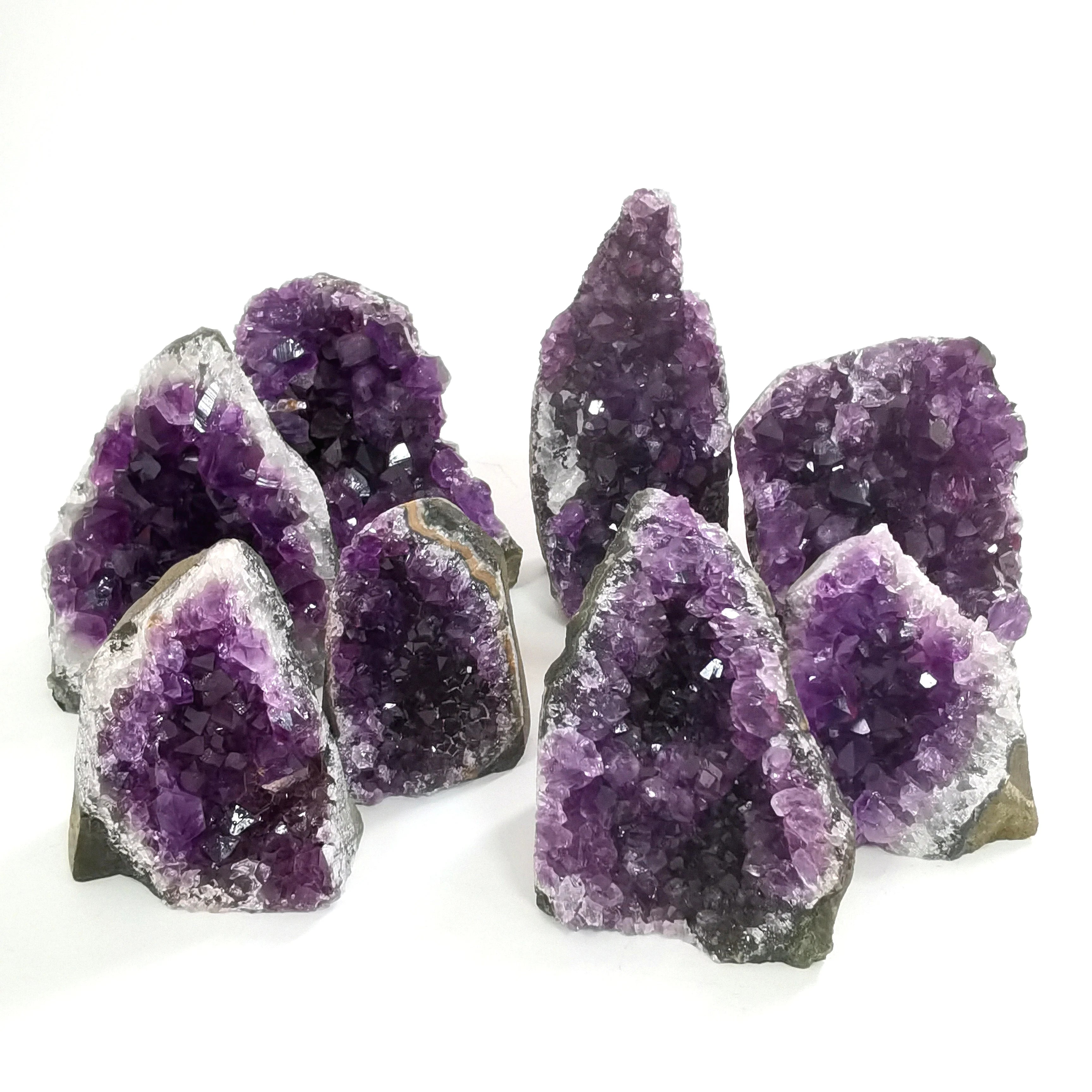 Amethyst Geode Wholesale Natural Crystal Quartz Amethyst Geode Crystal Cluster for Healing