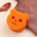 Woxin Custom PU Steel Hard When Cold and Soft When Warm Temperature-Sensitive Kitchen Scrub Cleaning Sponge
