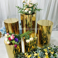 Luckygoods HOT Creative Design Gold Stainless Steel Flower Stand for Wedding Decoration BXG210511-12