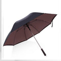 Custom Logo Parapluie Sombrilla Paraguas De Golf Straight Double Layer UV Golf Umbrella Rainproof Golf Umbrella Custom logo