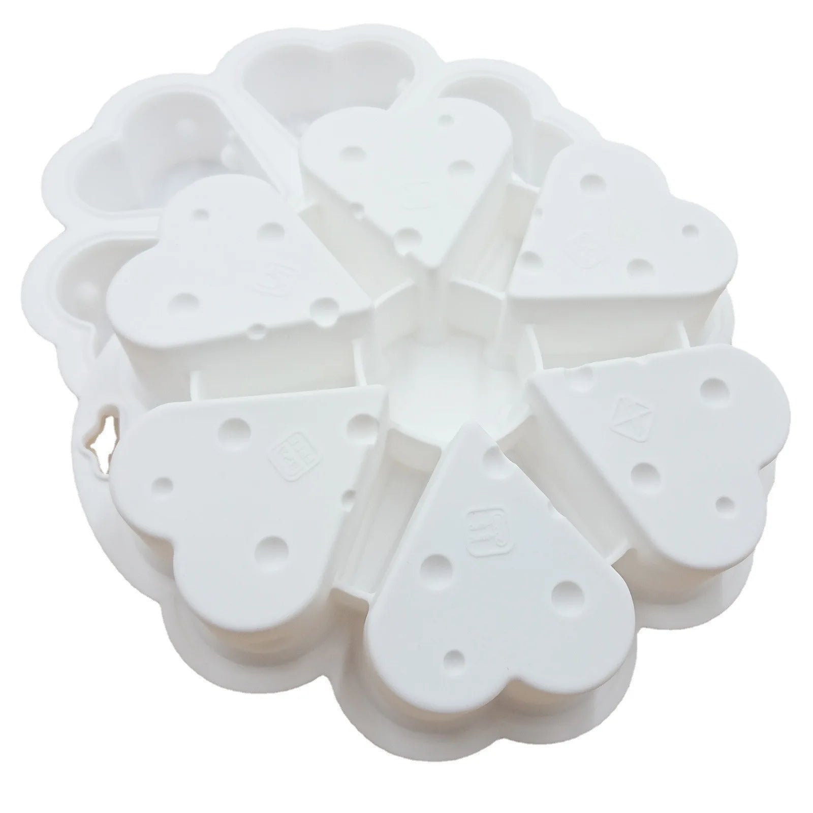 Silicone New Heart Shaped Silicone Cheese Mold Cheesecake Mold Chocolate Mold DIY Baking Tools