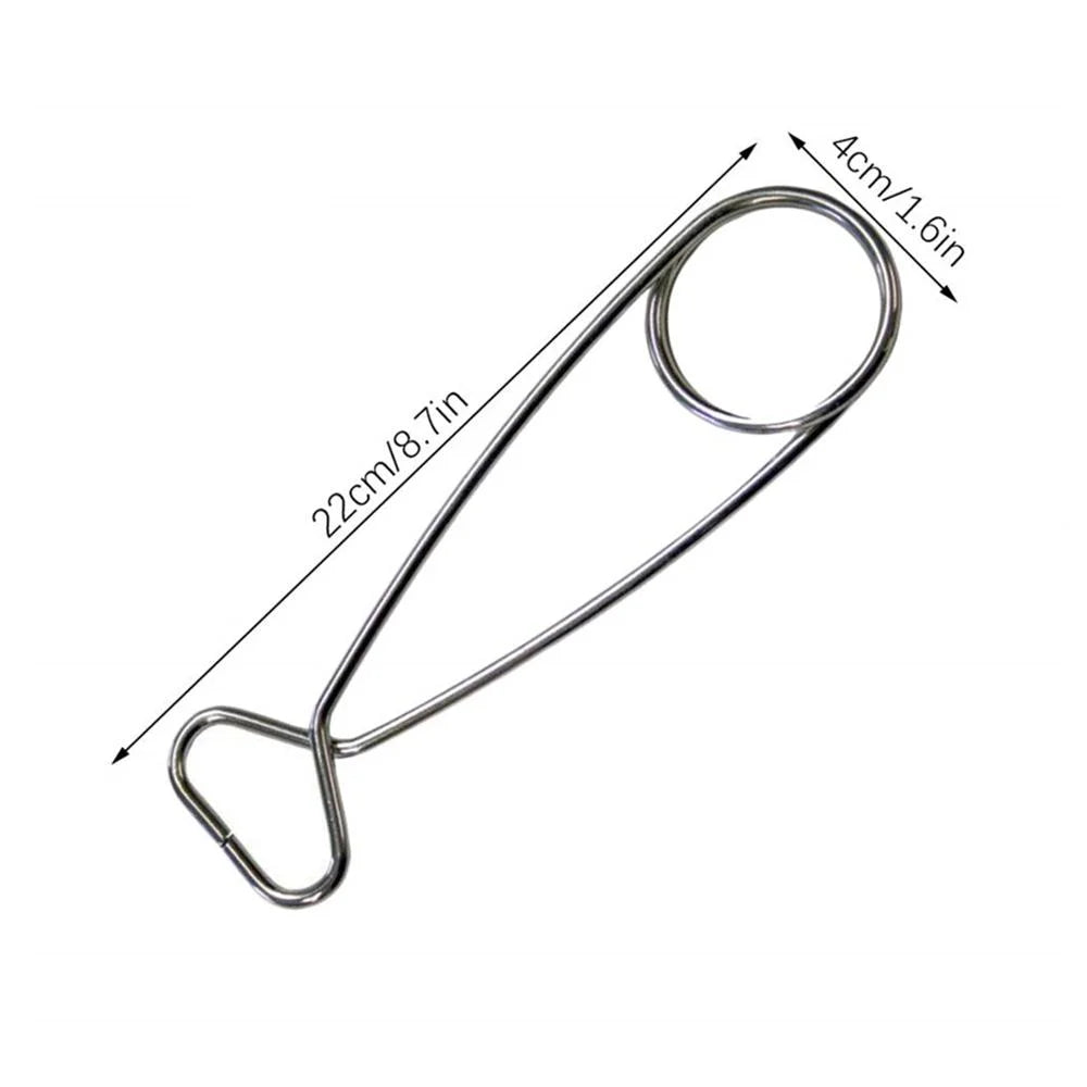 OEM Custom Stainless Steel Wire Forming Bend Fish Mouth Spreader Water Bottle Hanger Spring
