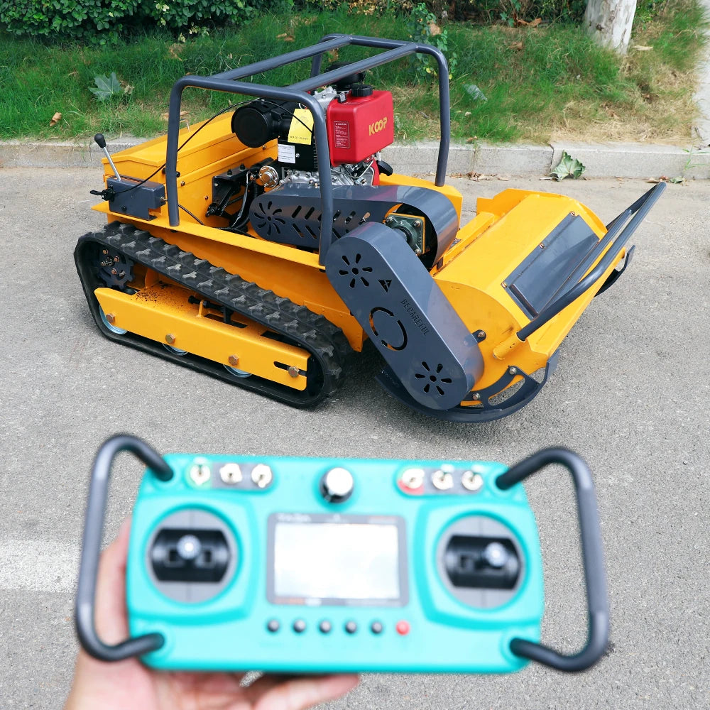 Masenter 80cm 100cm 120cm Grass Cutter Powerful Diesel Engine Home Garden Use Remote Control Lawn Mower