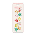 Jiris 10pcs/set Sweet Fancy Bling Star Shapes Plastic Titanium & Metal BB Barrettes 3-5cm for Kids Girls