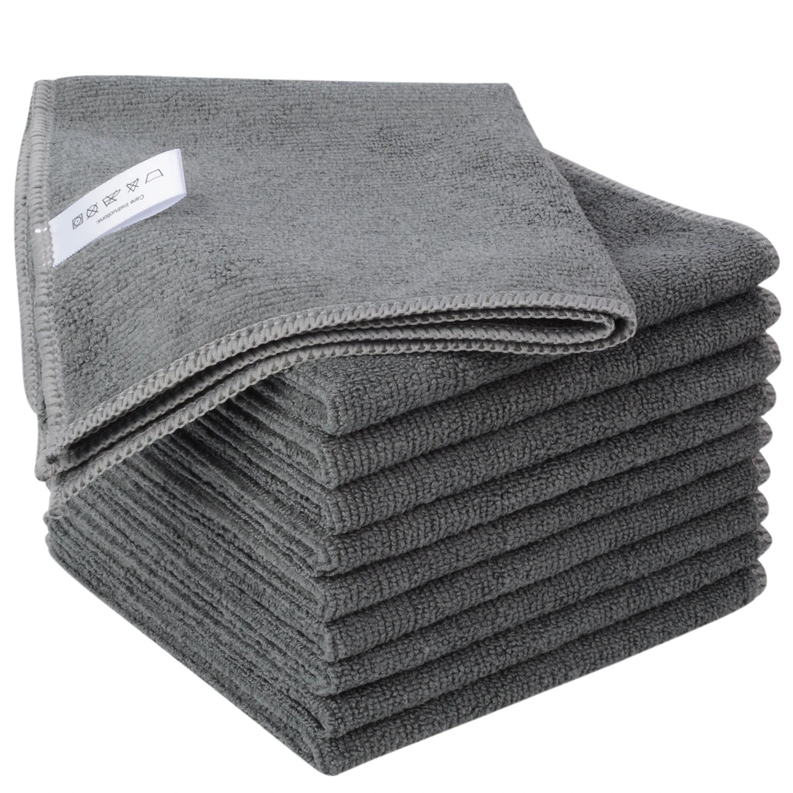 Wholesales Custom Logo Design Colorful Kitchen Towels Car Wash Cloth Microfiber Cleaning Cloth