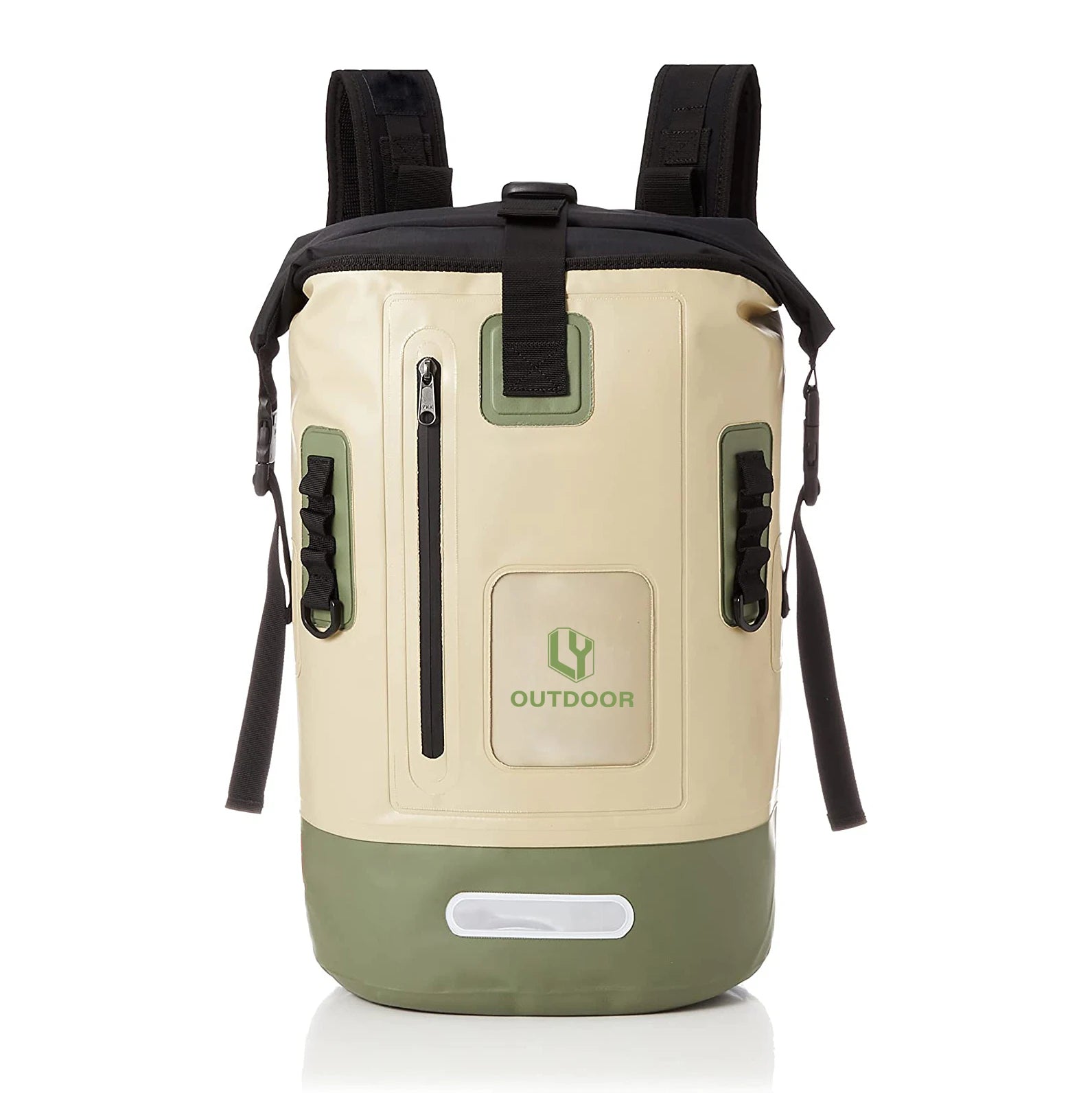 Leyi Custom Lightweight 20L PVC Dry Laptop Backpack Roll Closure Ergonomic Waterproof Hiking Bag Featuring Multifunctional