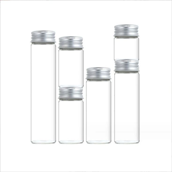 30-Screw Silver Aluminum Cap Pull Tube Fragrant Dendrobium Officinale Lotus Flask for Mascara Pill Packaging