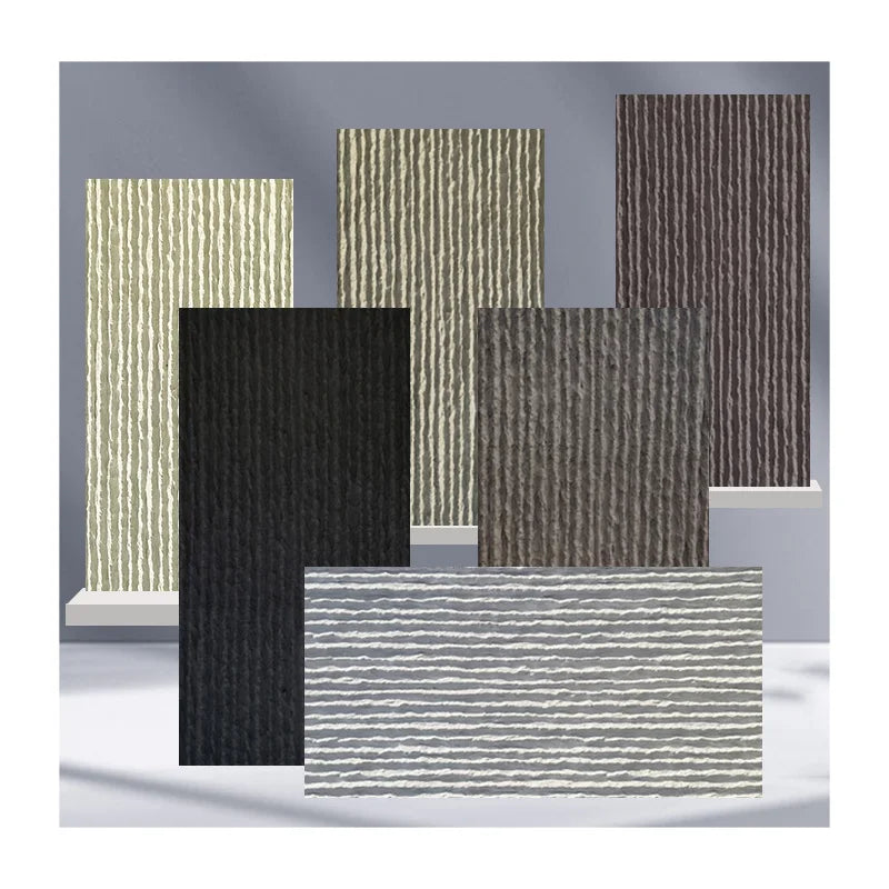 Ripple Flexible Soft Porcelain Artificial Stone Tiles Easy Installation Indoor Outdoor Wall Panel Decoration Waterproof MCM