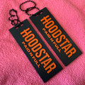 Black Color Garment Rubber HangtagSingle Color Waterproof Soft PVC Rubber Hang Tag for Clothing