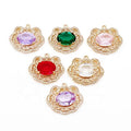 Fashion Jewelry Hijab Accessories Parts Zircon Earings Jewelry