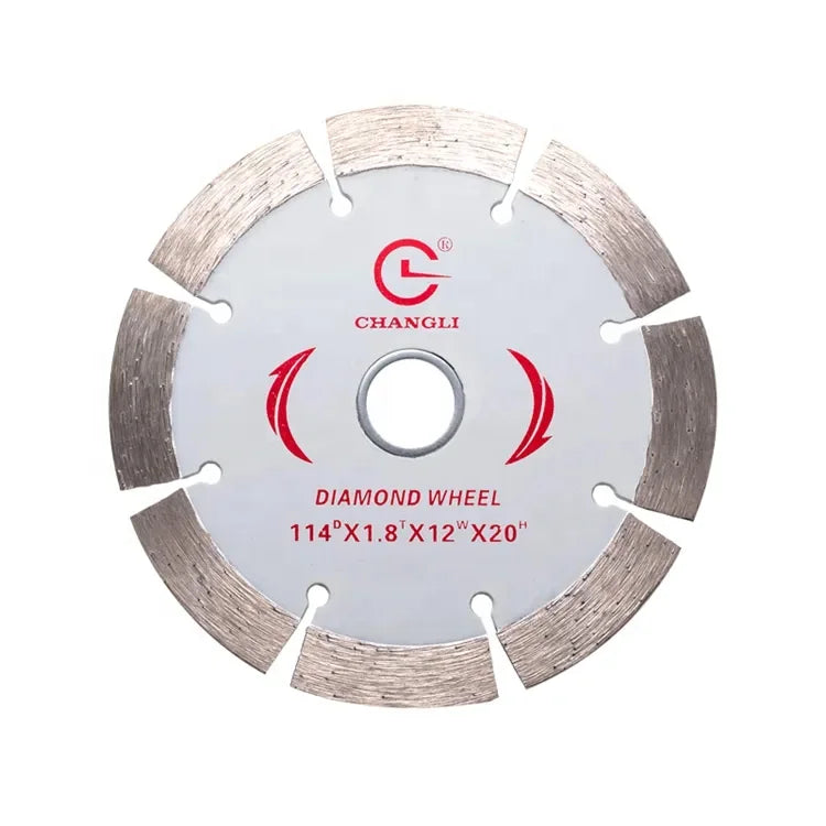 Industrial OEM 114mm Diamond Hot Press Saw Blade with 140 Teeth for Dry Cutting Concrete Granite Marble Tile Sandstone