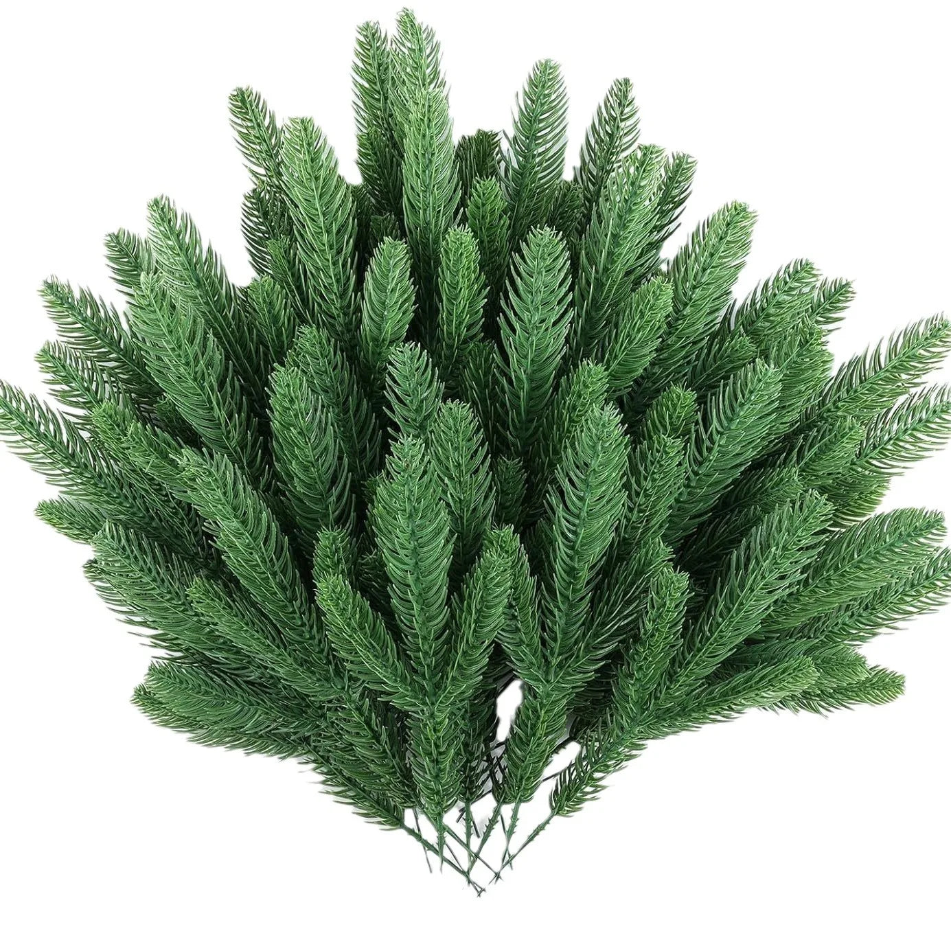 Artificial Christmas Tree Pine Needles Branches Silk Leaves Outdoor Garden Landscaping Decoration Highly Realistic Lifelike