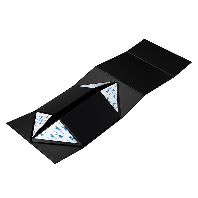 Wholesale Stock Foldable Luxury Black Cardboard Gift Boxes with Lid Magnetic Paper Packaging for Socks Fur for Small Businesses