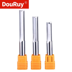 DouRuy High Quality Two Straight Flutes Router Bit Cnc End Mill Mdf