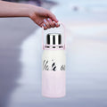 WATERSY 800ML Double Wall Stainless Steel Vacuum Flask Portable Water Bottle with Bouncing Lid and Handle Strap New Product