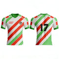 Custom Logo Sublimation Football Touch Rugby T-Shirt 100% Polyester Quick Dry Breathable Anti-Bacterial Plus Size Short Sleeves