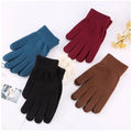 2Pcs New Product Winter Cycling Warm Mittens Men and Women Cold Resistance Thickened and Fleece Lined Full Finger Gloves