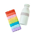 Wholesale Personalised Bottle Band Silicone Name Bands for Bottles Water Bottle Label Name Tags Birthday Present School Labels