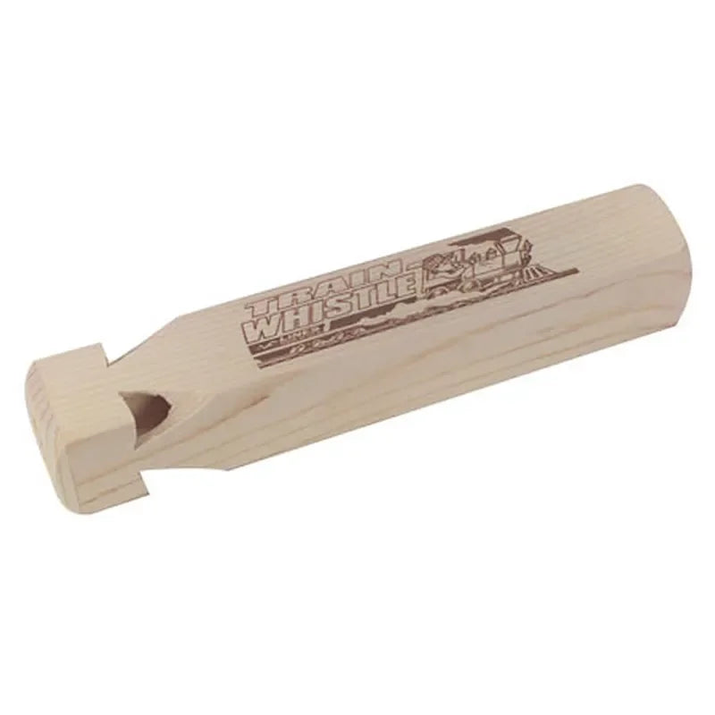 4 Hole Wooden Train Whistle Toys